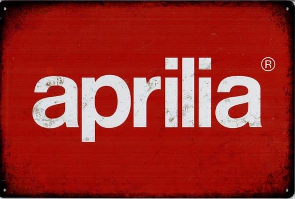 Aprilia Red - Old-Signs.co.uk