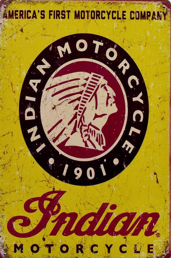Indian Motorcycles - Old-Signs.co.uk